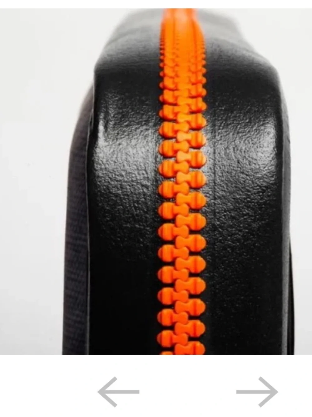 Compact Phone Case in Gray with Orange Accent